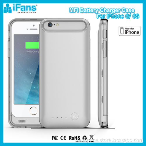 OEM 3100 mAh For iPhone 6S Power Bank Battery Case MFI Approved